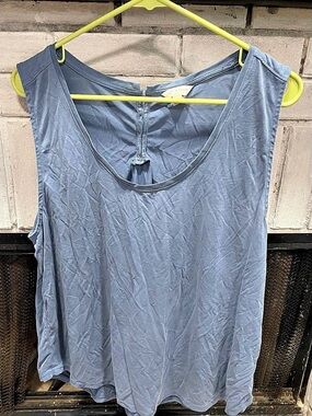 Lucky Brand Women's Blue Tunic Size XXL